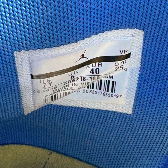 Size 7Y/8.5Women - Nike Jordan Why Not 0.2 OKC Home shoes - Picture 9 of 9